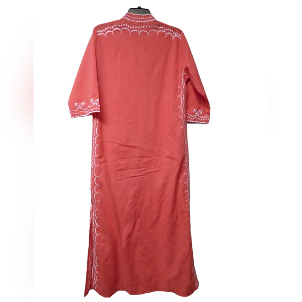 Caro of Honolulu embroidered kaftan dress - Picture 5 of 8